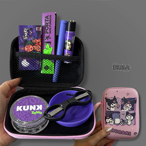 Kit Case Kuromi - Roxo