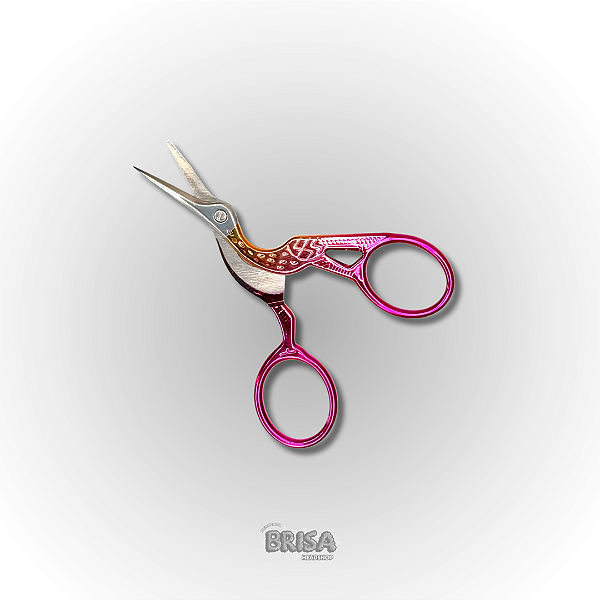 Tesoura Passaro - Rosa