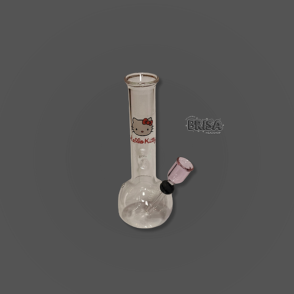 Mini Bong de Vidro - Hello Kitty