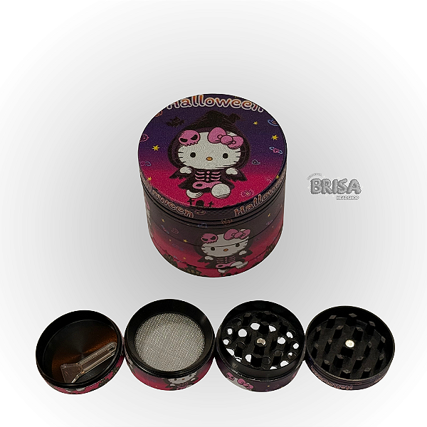 Dichavador De Metal 4 Partes 40mm - Hello Kitty