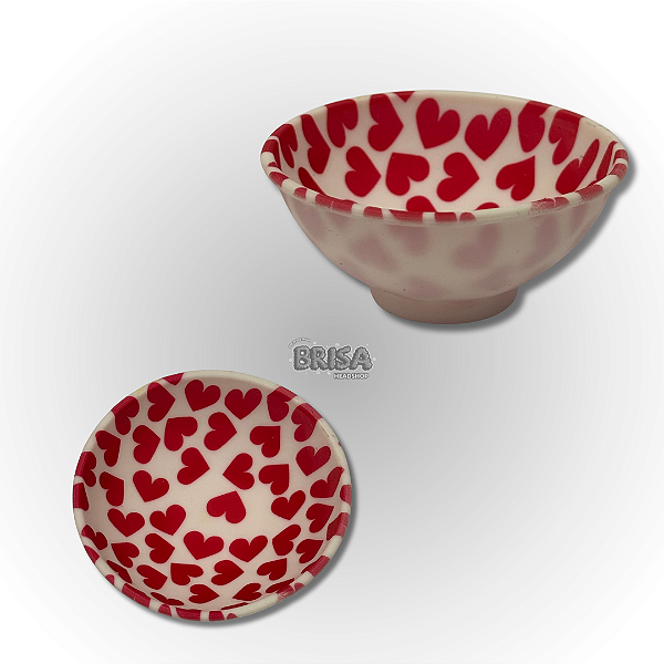 Cuia da Silicone - Corações