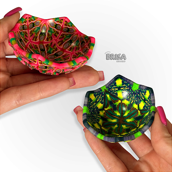 Cuia cerâmica plástica