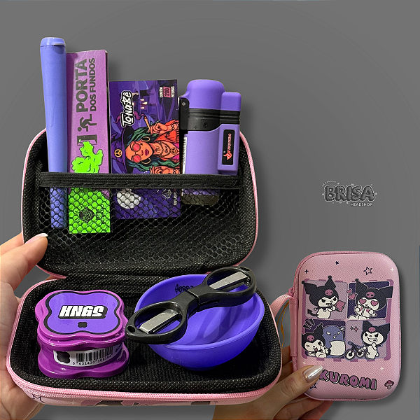 Kit Case Kuromi - Roxo