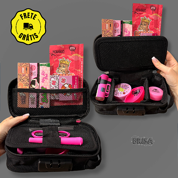 Kit Case com Senha - Rosa