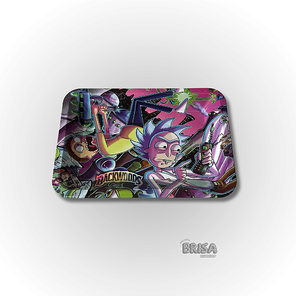 Bandeja de Metal 18x14 - Rick and Morty
