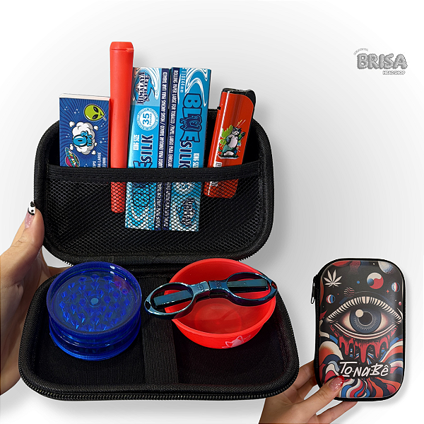 Kit Case To na be - Azul e laranja