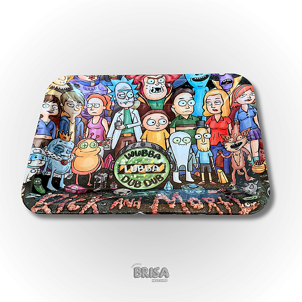 Bandeja de Metal 18x14 - Rick and Morty