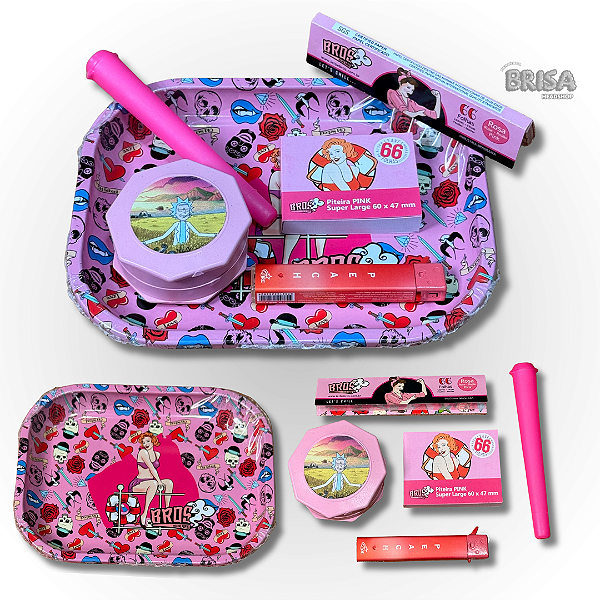 Kit Bandeja - Bros Pink