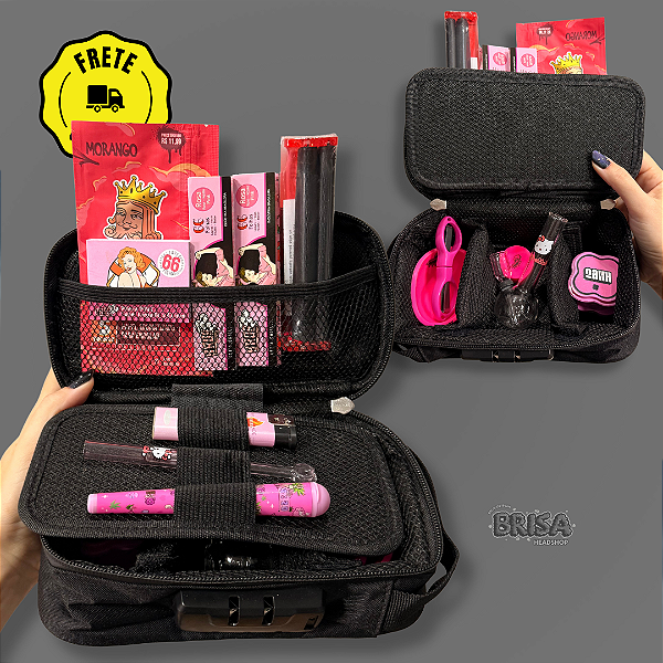 Kit Case com Senha - Rosa