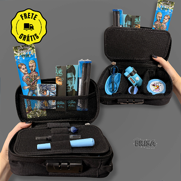 Kit Case com Senha - Azul