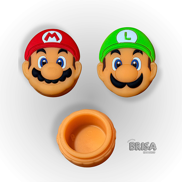 Slick de silicone Mario ou Luigi