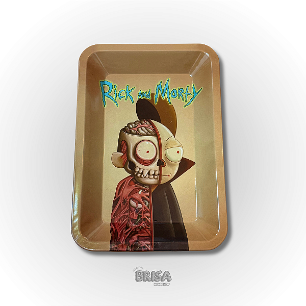 Bandeja de Metal 18x14 - Rick and Morty