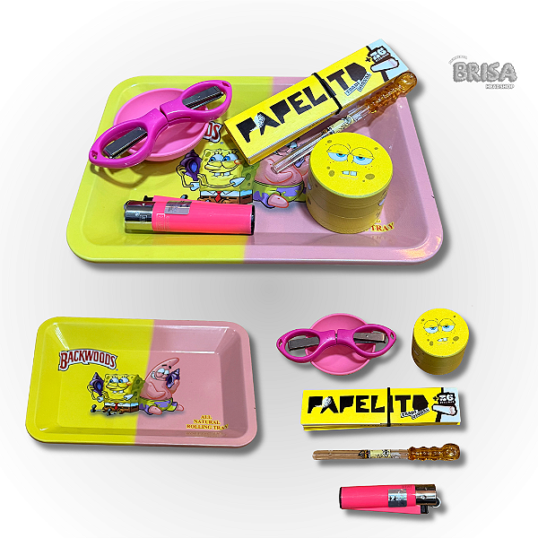 Kit Bandeja - Bob Esponja