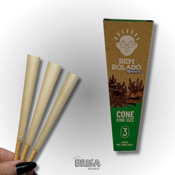 Seda Bem Bolado Brown Cone King Size