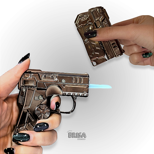 Isqueiro Maçarico Dobrável Fidget Spinner