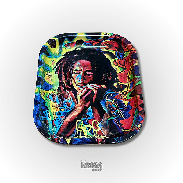 Bandeja de Metal 18x14 - Bob Marley