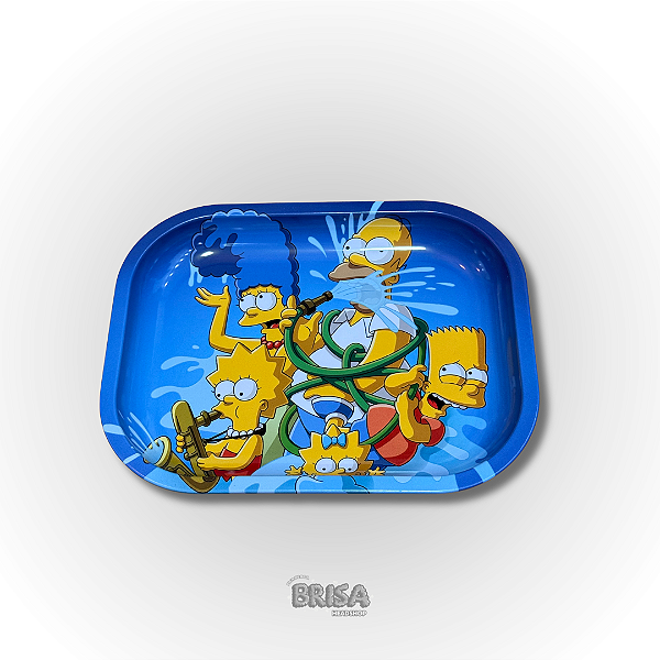 Bandeja de Metal 18x14 - Os Simpsons