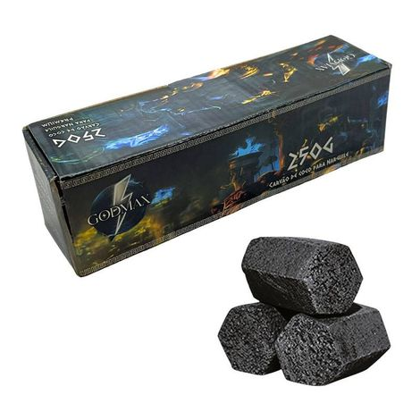 Caixa Carvão de Coco Godmax 250g