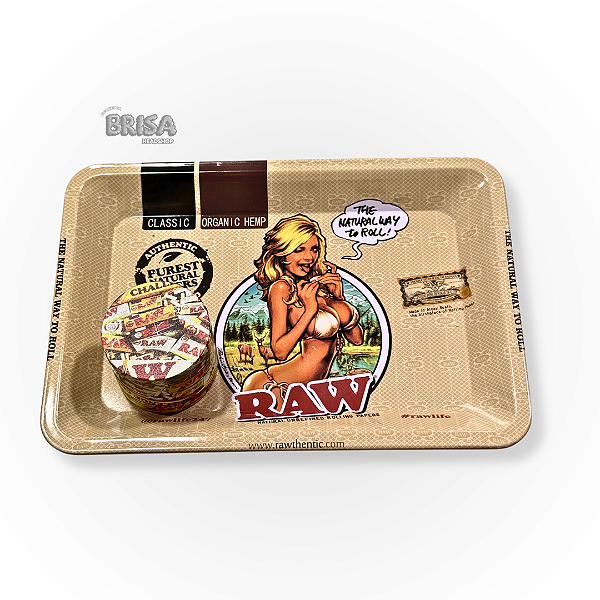 Bandeja + Dichavador de Metal - Raw