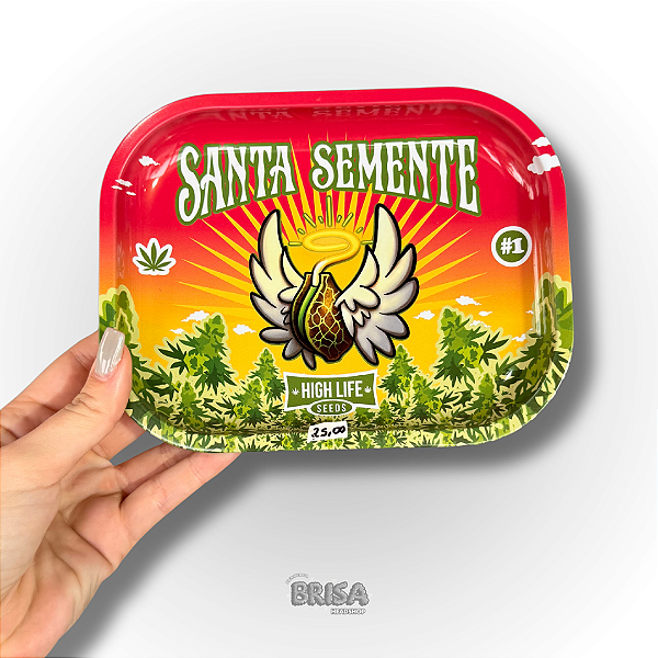 Bandeja de Metal 18x14 - Santa Semente