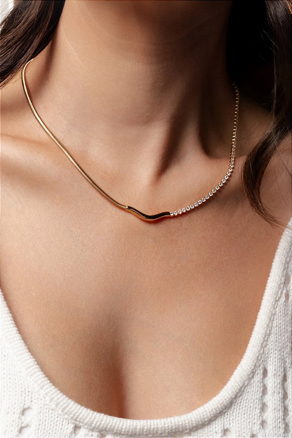 Colar Snake e Riviera