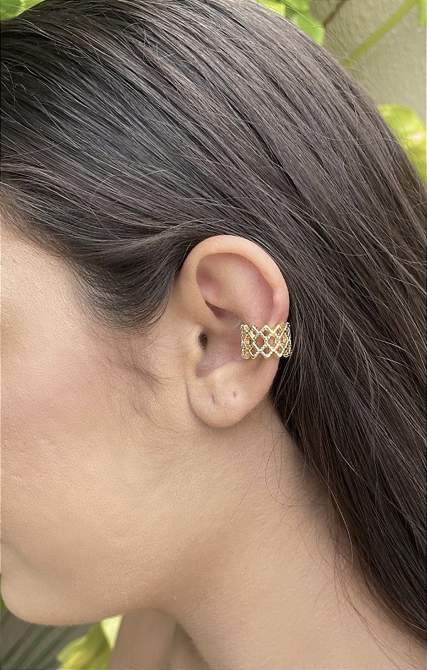 Brinco de Pressão Vazado