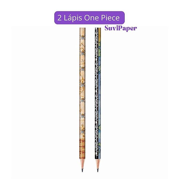 Lápis de Escrever One Piece 2 un Estampado Tris