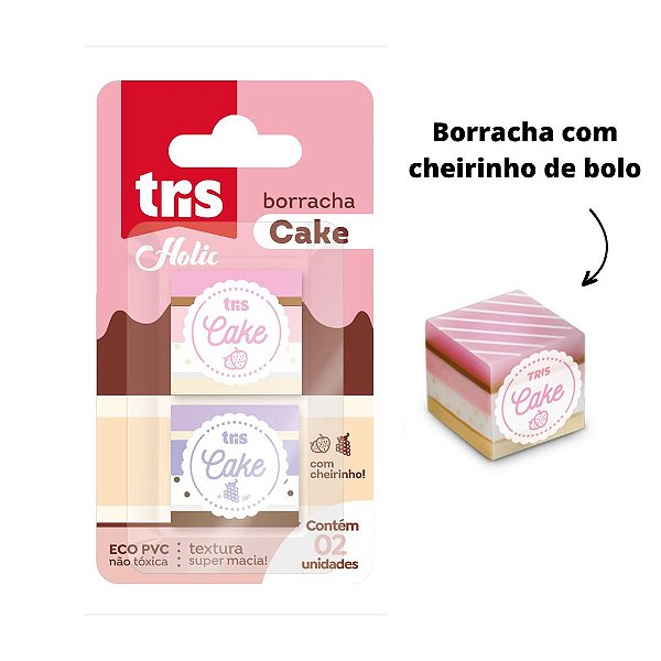 2 Borracha Cake Morango e Uva TRIS