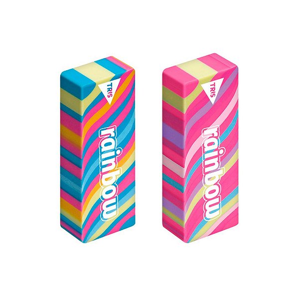 Borracha Rainbow Tris Cartela 2 Un