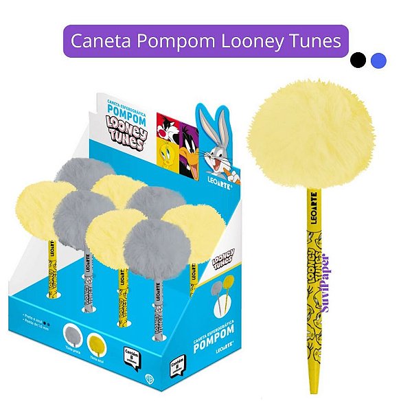 Caneta Esf Pompom 1.0mm Looney Tunes LéoArte