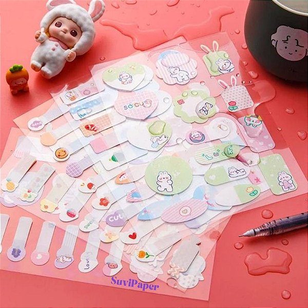 Adesivo Etiqueta Nome à Prova D'água Scrapbooking