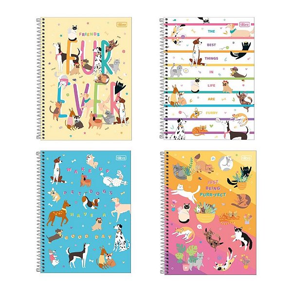 Caderno Univ. Hug Me 10 Matérias 160 Folhas - Tilibra