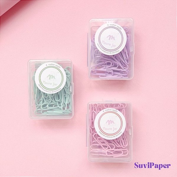 Clips de Papel Pastel 50 Unidades