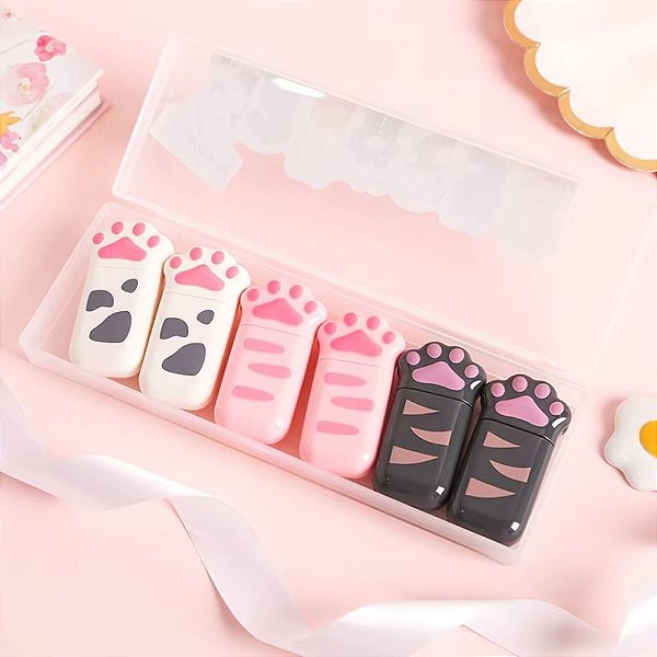 Corretivo em Fita Escolar Patinha 5mmx6m Unidade ou Estojo com 6