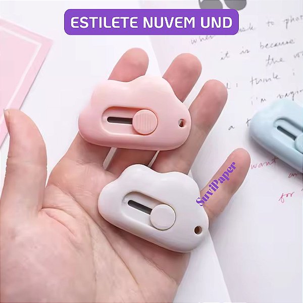 Mini Estilete Cortador Fofo Nuvem  - Importado Und