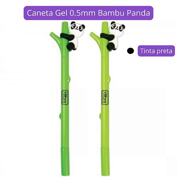 Caneta Gel 0.5mm Bambu Panda Tilibra