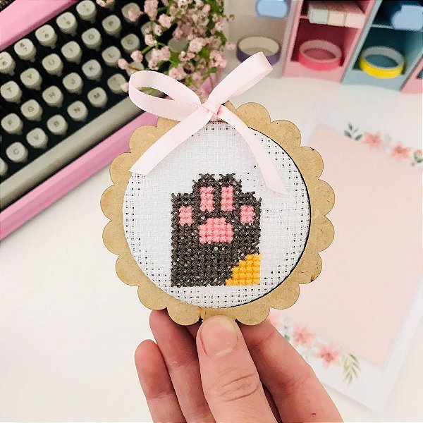 Kit de Ponto Cruz Meu Novo Hobby Retro - Patinha