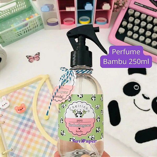 Perfume Cheirinho para Embalagem Perfume Ambiente e Papel Spray 250 ml - Bambu