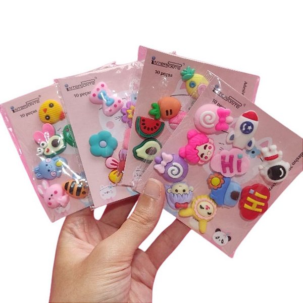 Adesivo 3D DIY com 10un