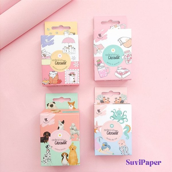 Caixinha com 45 Adesivos  Buendia