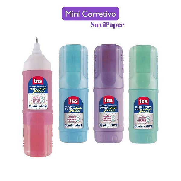 Mini Caneta Corretiva Petit 4ml Tons Pastel Tris