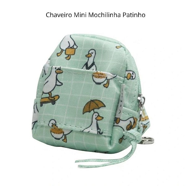 Chaveiro Mini Mochilinha Patinho SABRA - 1 UN