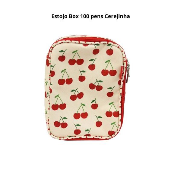 Estojo Box 100 Pens Cerejinha SABRA