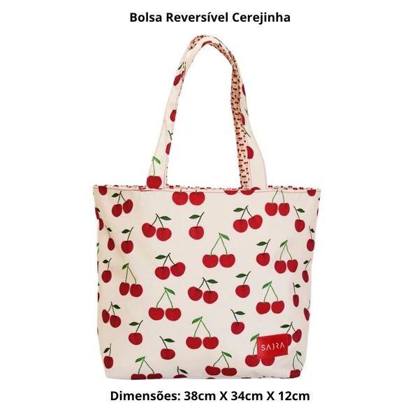 Bolsa Reversível Cerejinha SABRA