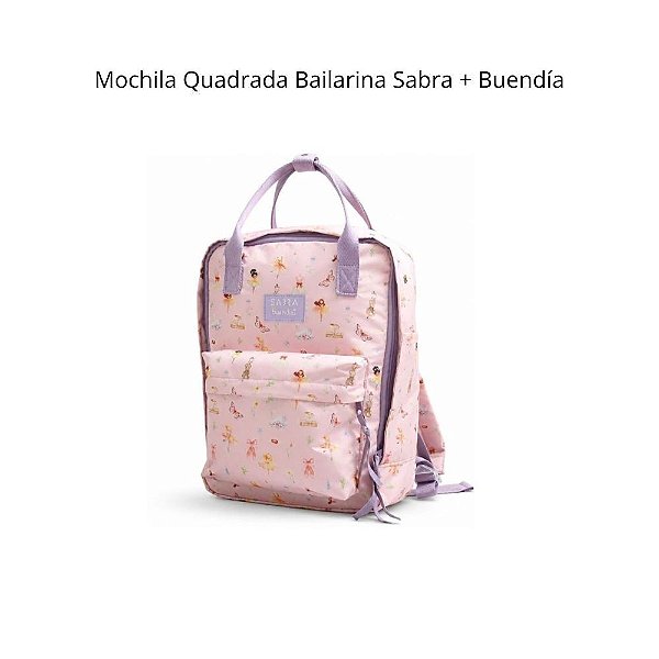 Mochila Quadrada Bailarina Sabra + Buendía