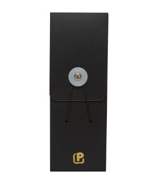 Estojo Multiuso PP Vertical Business Preto Polibras - Estilo e organização! 1 Unidade