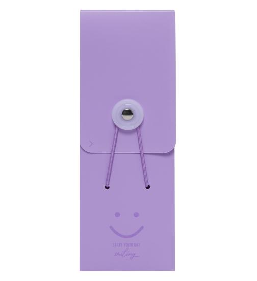 Estojo Multiuso PP Vertical Pastel Polibras - Estilo e organização! 1 Unidade