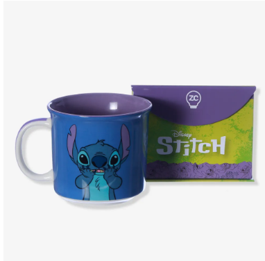Caneca Stitch Azul Alien Maravilhosa