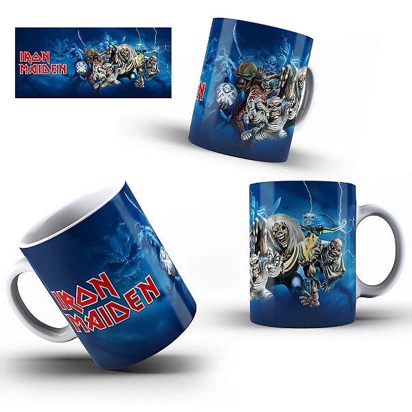 Caneca Iron Maiden Personaliza Nome