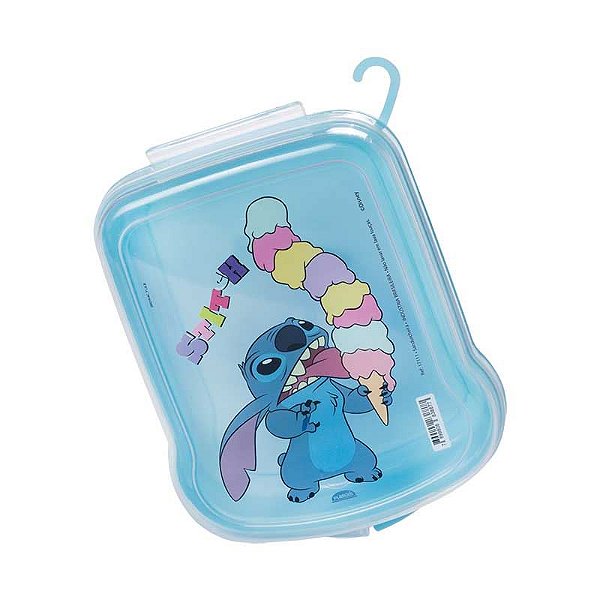 Sanduicheira Stitch Plástico